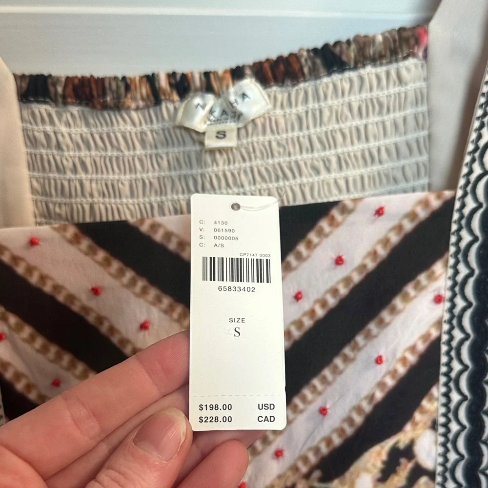 Anthropologie Floral Bohemian Dress with Square Neckline - Picture 3 of 4